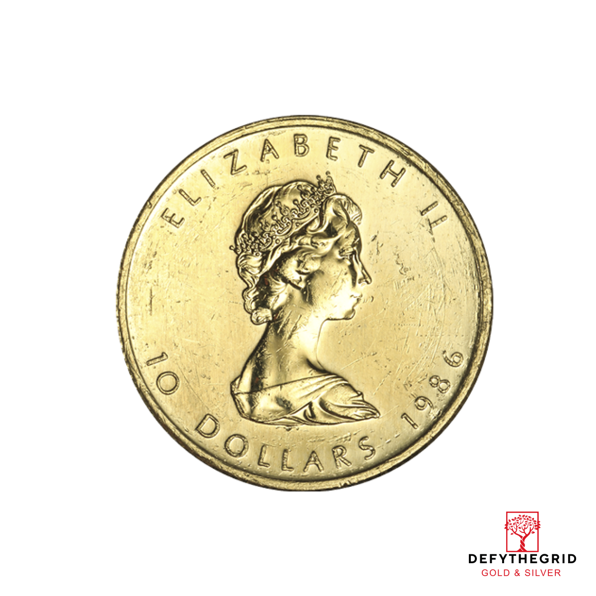 1/4 OZ CANADIAN GOLD MAPLE LEAF (NOT SEALED) Obverse product photo