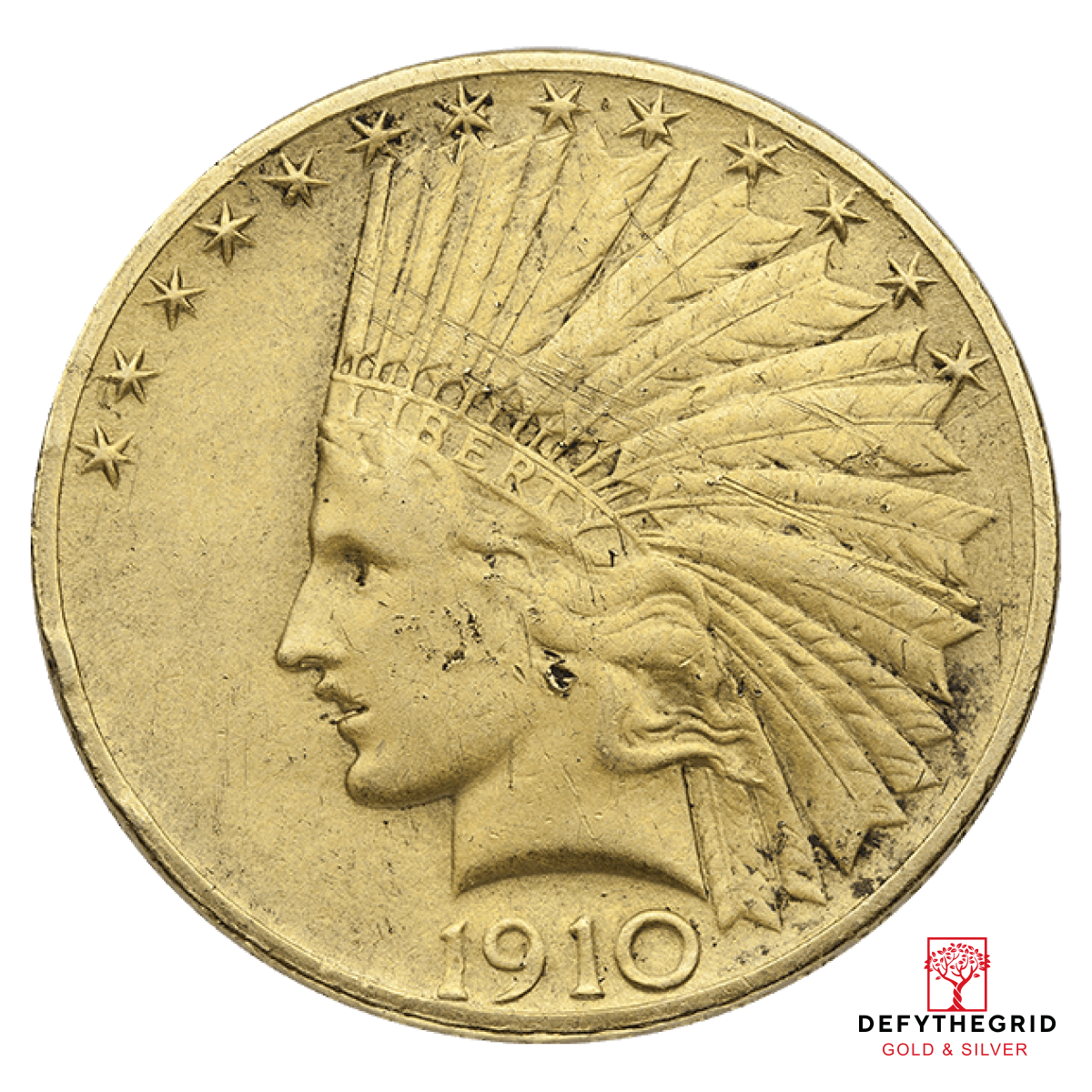 $10 U.S. GOLD INDIAN LP Obverse product photo