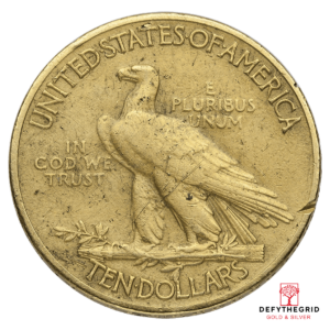 $10 U.S. GOLD INDIAN LP Reverse product photo