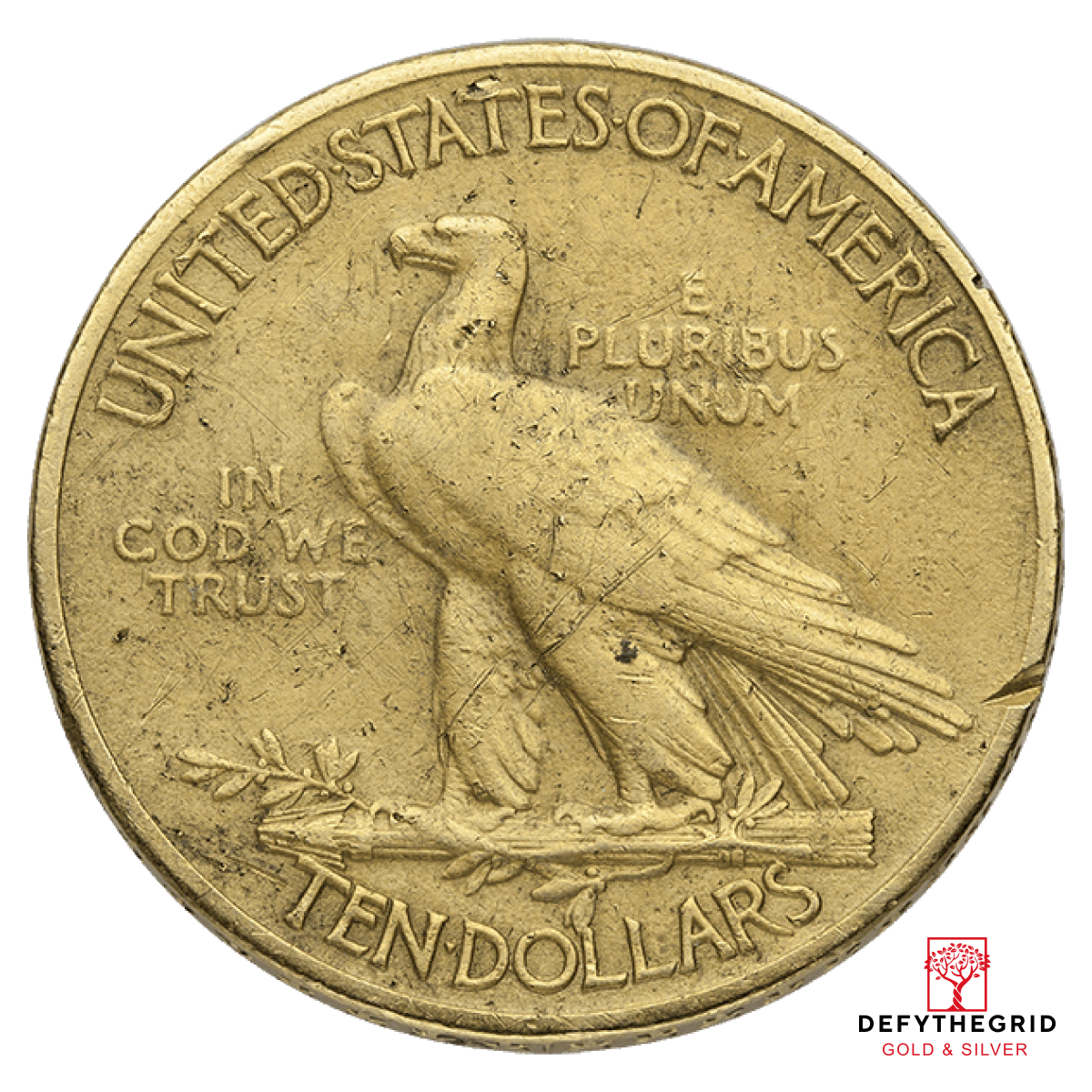 $10 U.S. GOLD INDIAN LP Reverse product photo