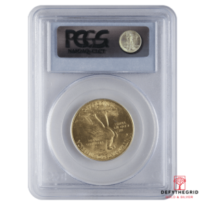 $10 U.S. GOLD INDIAN PCGS62 Reverse product photo