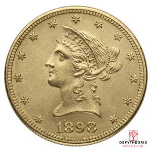 $10 U.S. GOLD LIBERTY AU Obverse product photo
