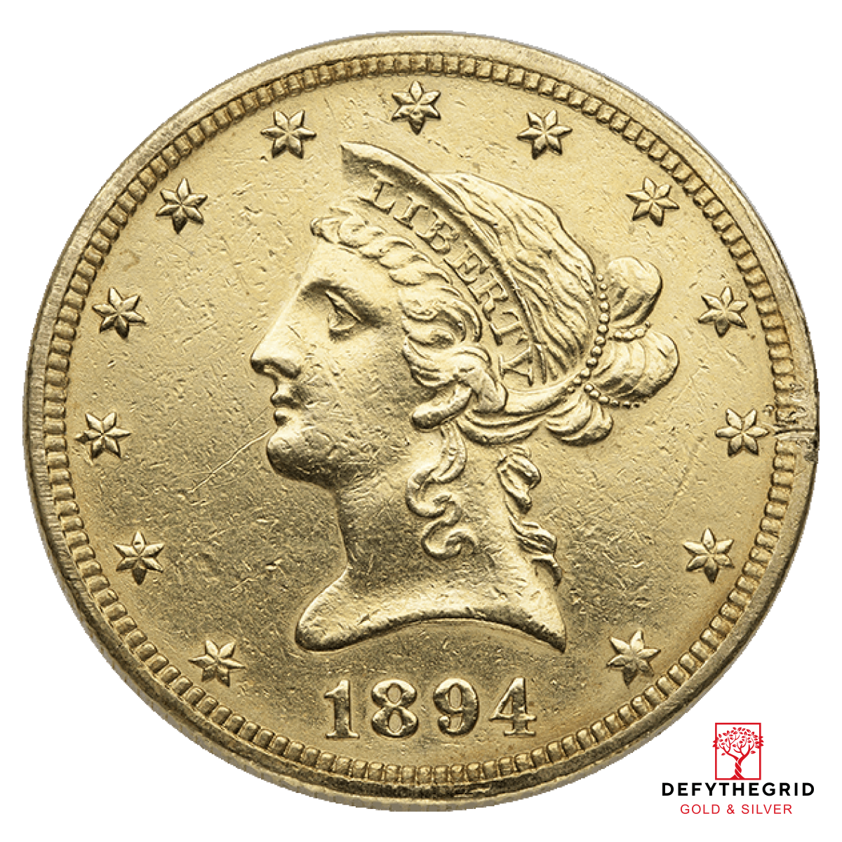 $10 U.S. GOLD LIBERTY LP Obverse product photo