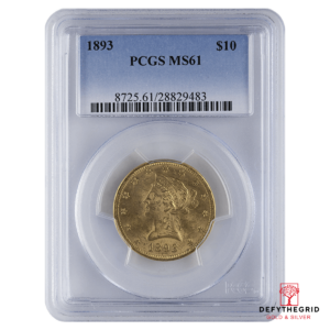 $10 LIBERTY U.S. GOLD PCGS-61 Obverse product photo