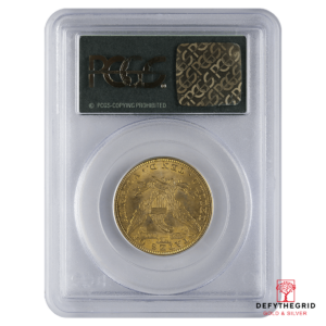 $10 U.S. GOLD LIBERTY PCGS62 Reverse product photo