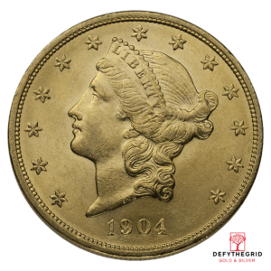 $20 U.S. GOLD LIBERTY BU Obverse product photo