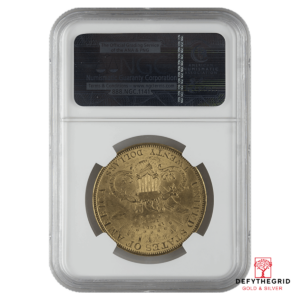 $20 U.S. GOLD LIBERTY NGC62 Reverse product photo