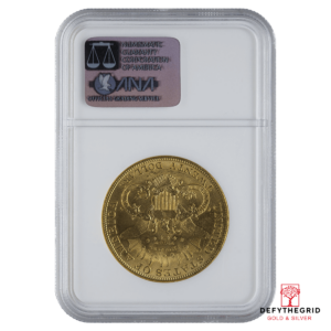 $20 U.S. GOLD LIBERTY NGC65 Reverse product photo