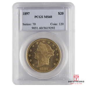 $20 LIBERTY U.S. GOLD PCGS-60 Obverse product photo