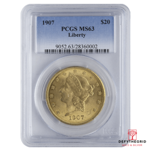 $20 U.S. GOLD LIBERTY PCGS63 Obverse product photo