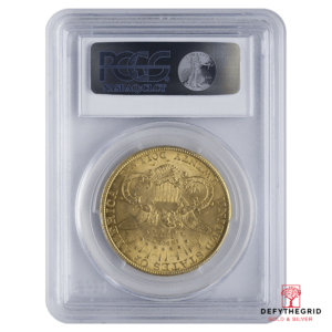 $20 U.S. GOLD LIBERTY PCGS63 Reverse product photo