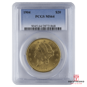 $20 U.S. GOLD LIBERTY PCGS64 Obverse product photo