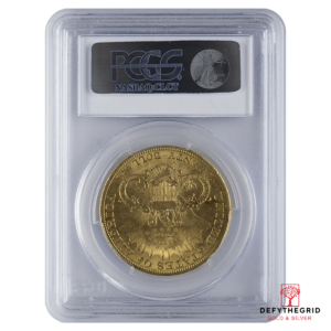 $20 U.S. GOLD LIBERTY PCGS64 Reverse product photo