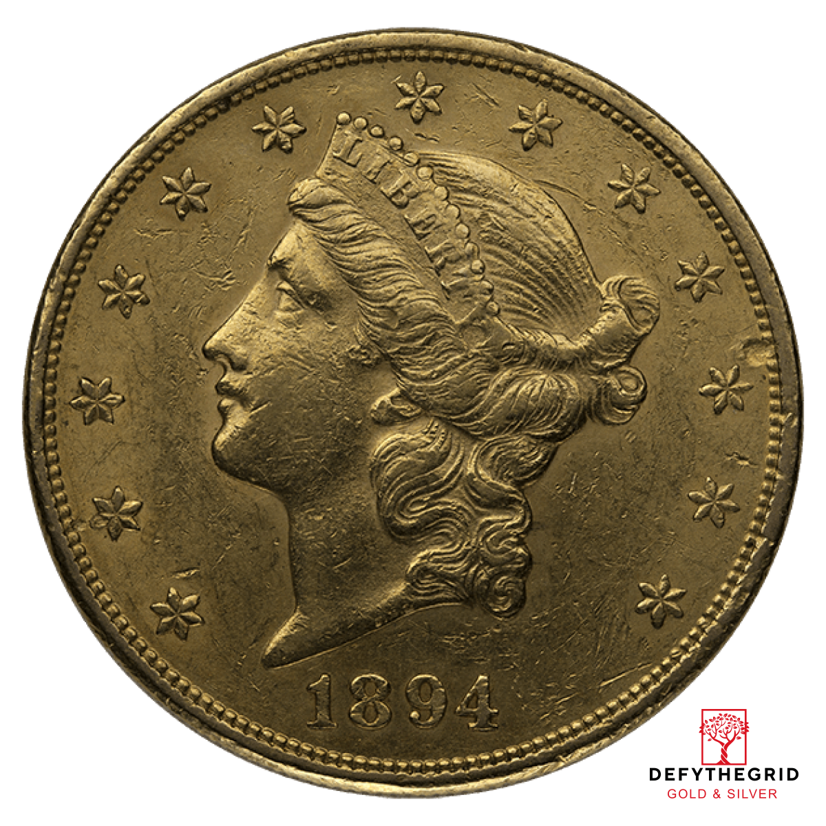 $20 U.S. GOLD LIBERTY XF Obverse product photo