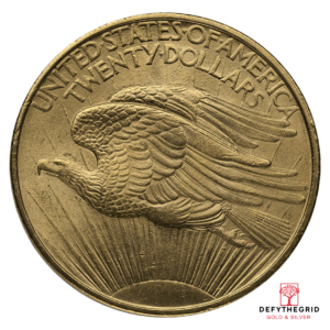 $20 U.S. GOLD SAINT AU Reverse product photo