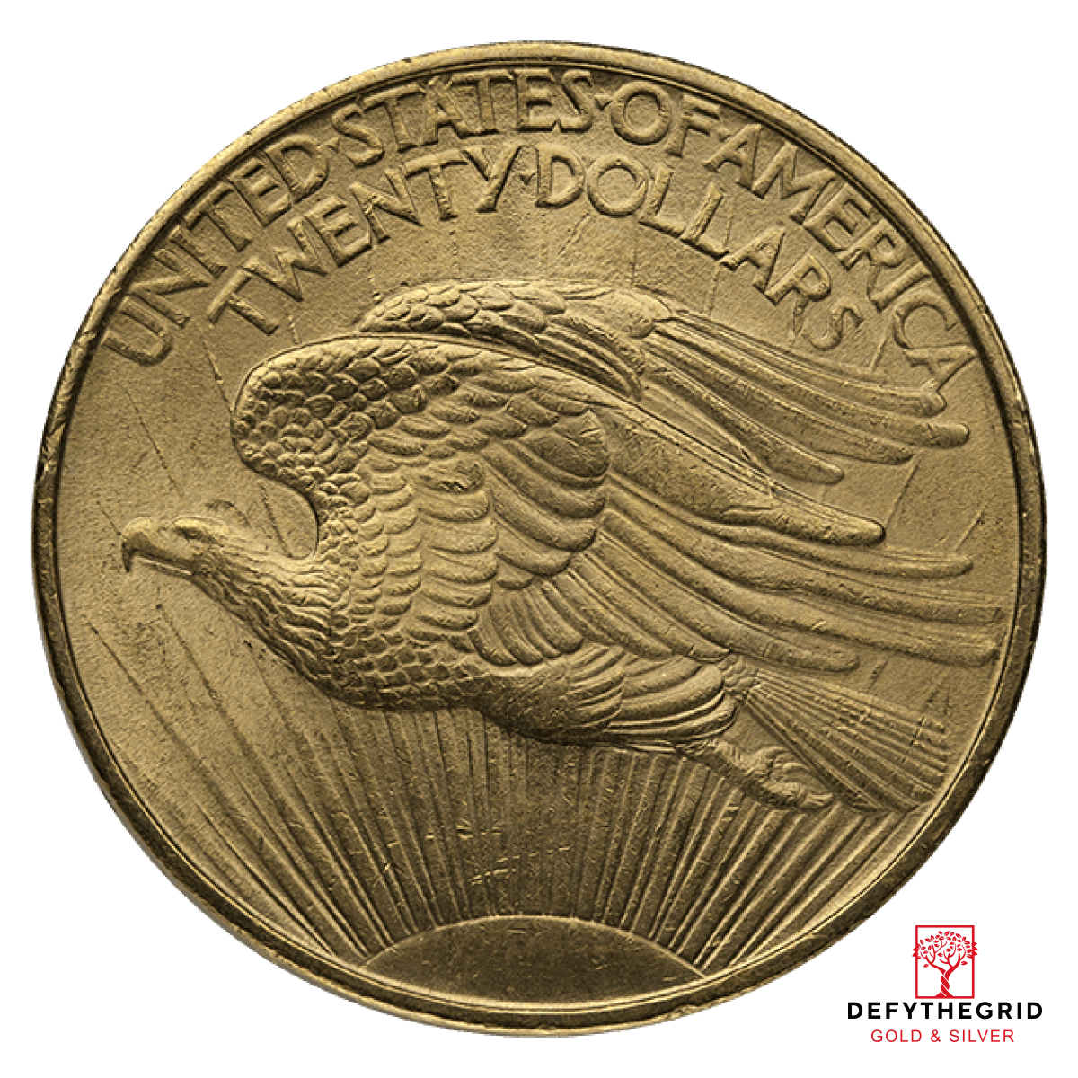 $20 U.S. GOLD SAINT AU Reverse product photo