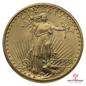 $20 U.S. GOLD SAINT BU Obverse product photo
