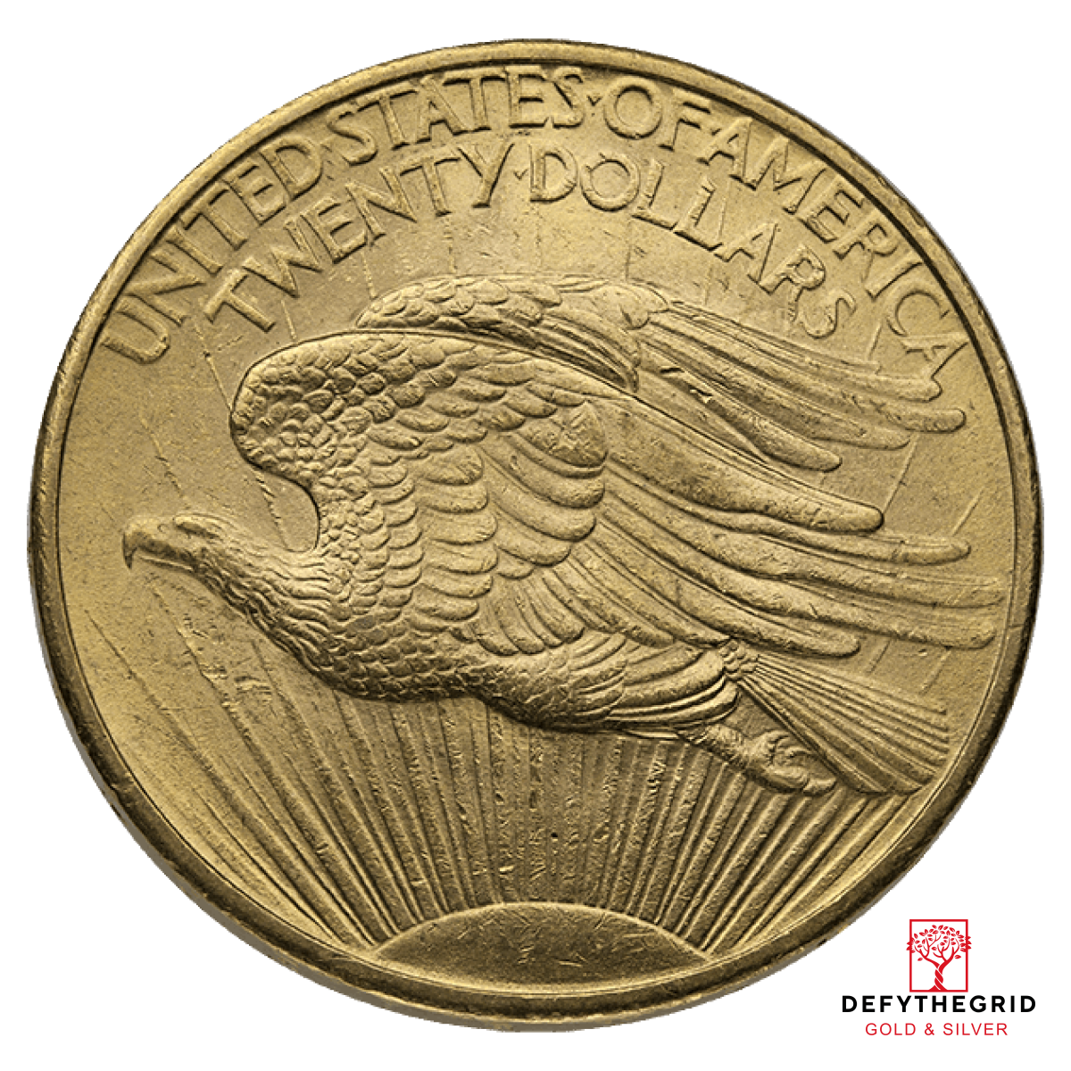 $20 U.S. GOLD SAINT BU Reverse product photo