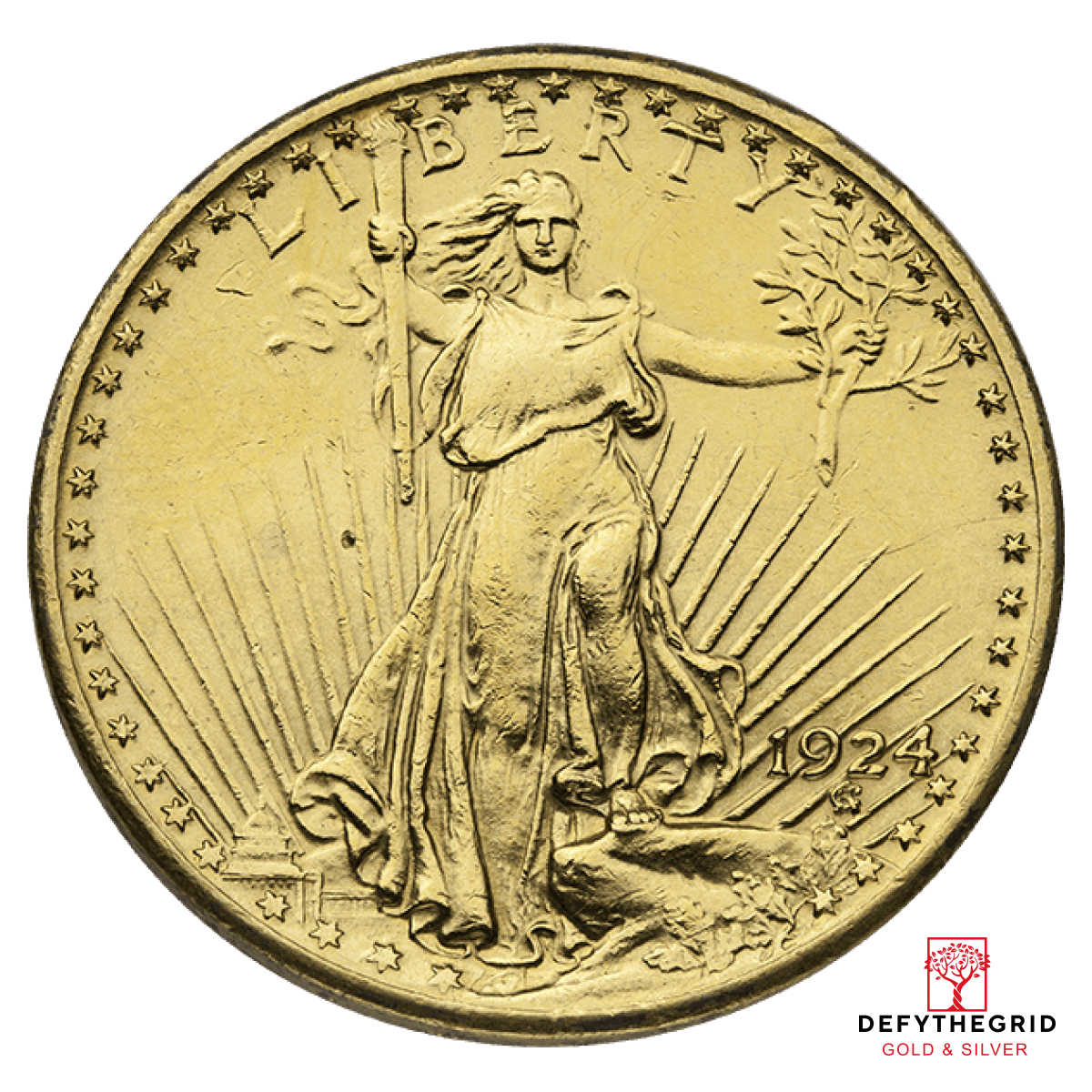 $20 U.S. GOLD SAINT LP Obverse product photo