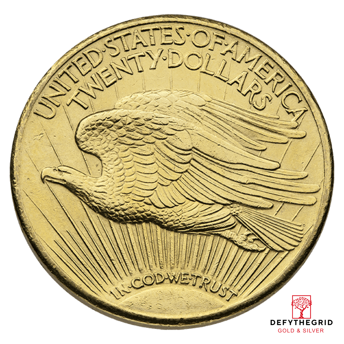 $20 U.S. GOLD SAINT LP Reverse product photo