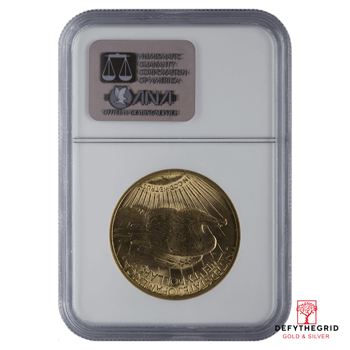 $20 U.S. GOLD SAINT NGC61 Reverse product photo