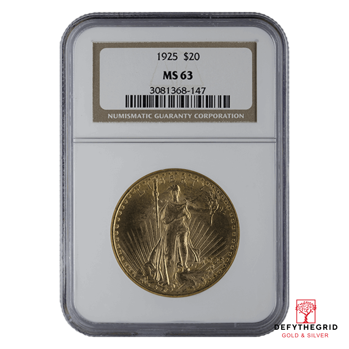 $20 U.S. GOLD SAINT NGC63 Obverse product photo