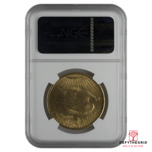 $20 U.S. GOLD SAINT NGC63 NO MOTTO Reverse product photo