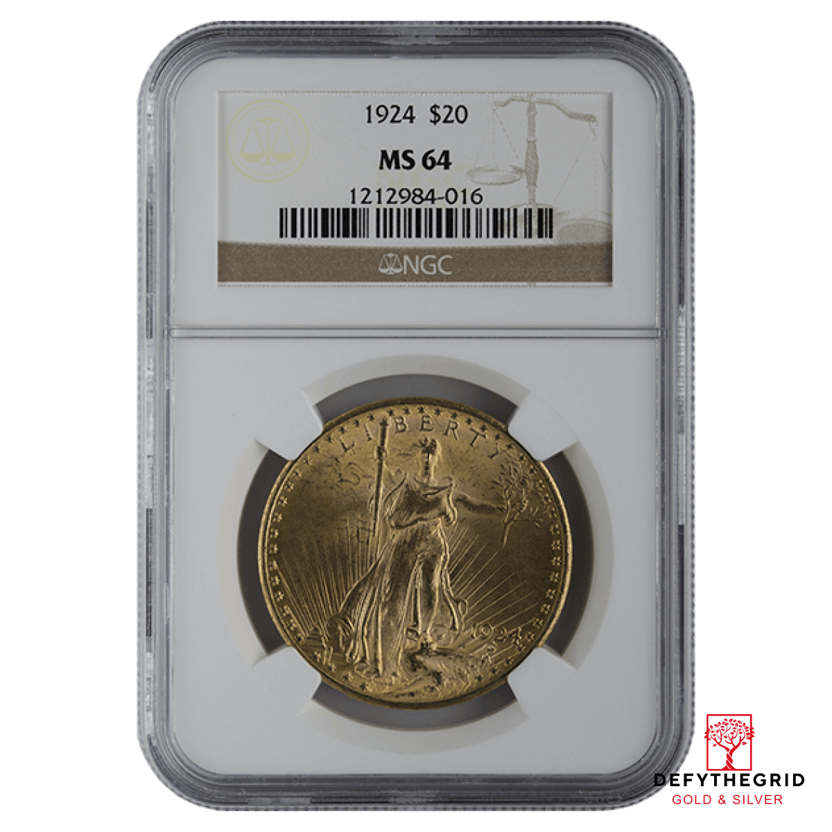 $20 U.S. GOLD SAINT NGC64 Obverse product photo