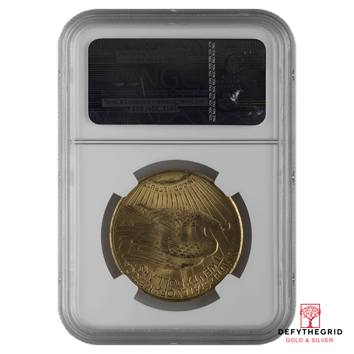 $20 U.S. GOLD SAINT NGC65 Reverse product photo