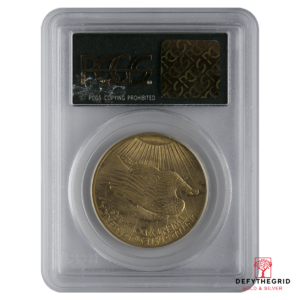 $20 U.S. GOLD SAINT PCGS61 Reverse product photo