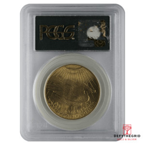 $20 U.S. GOLD SAINT PCGS63 Reverse product photo