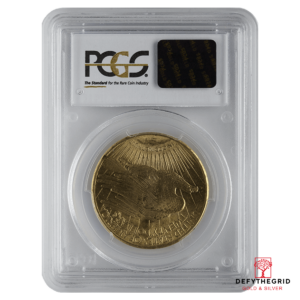 $20 U.S. GOLD SAINT PCGS65 Reverse product photo