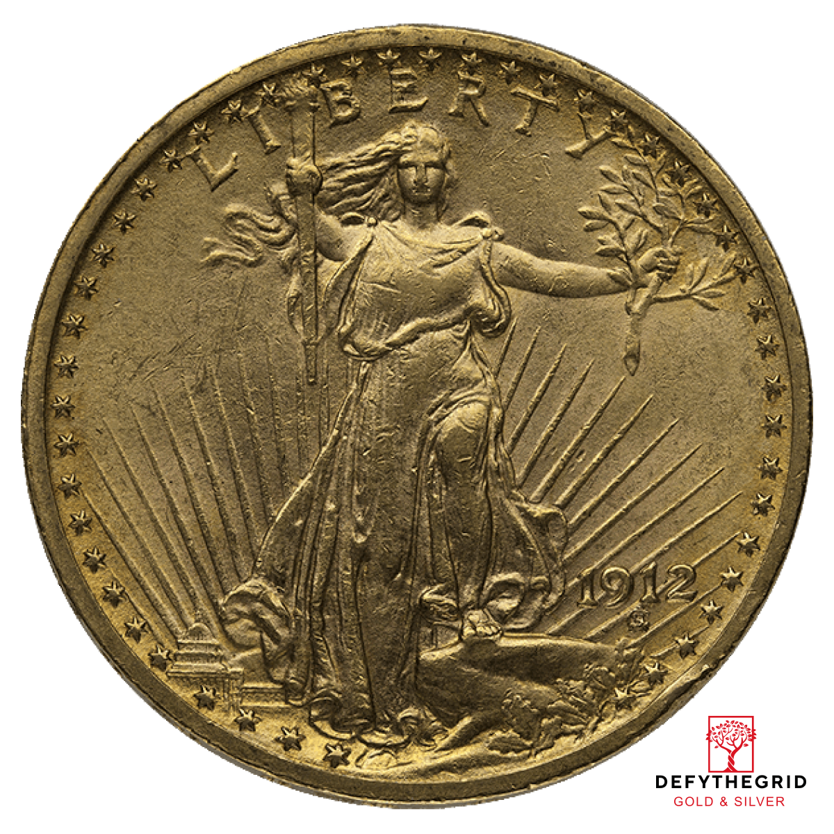 $20 U.S. GOLD SAINT XF Obverse product photo
