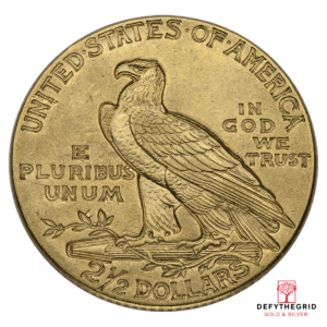 $2.5 U.S GOLD INDIAN AU Reverse product photo