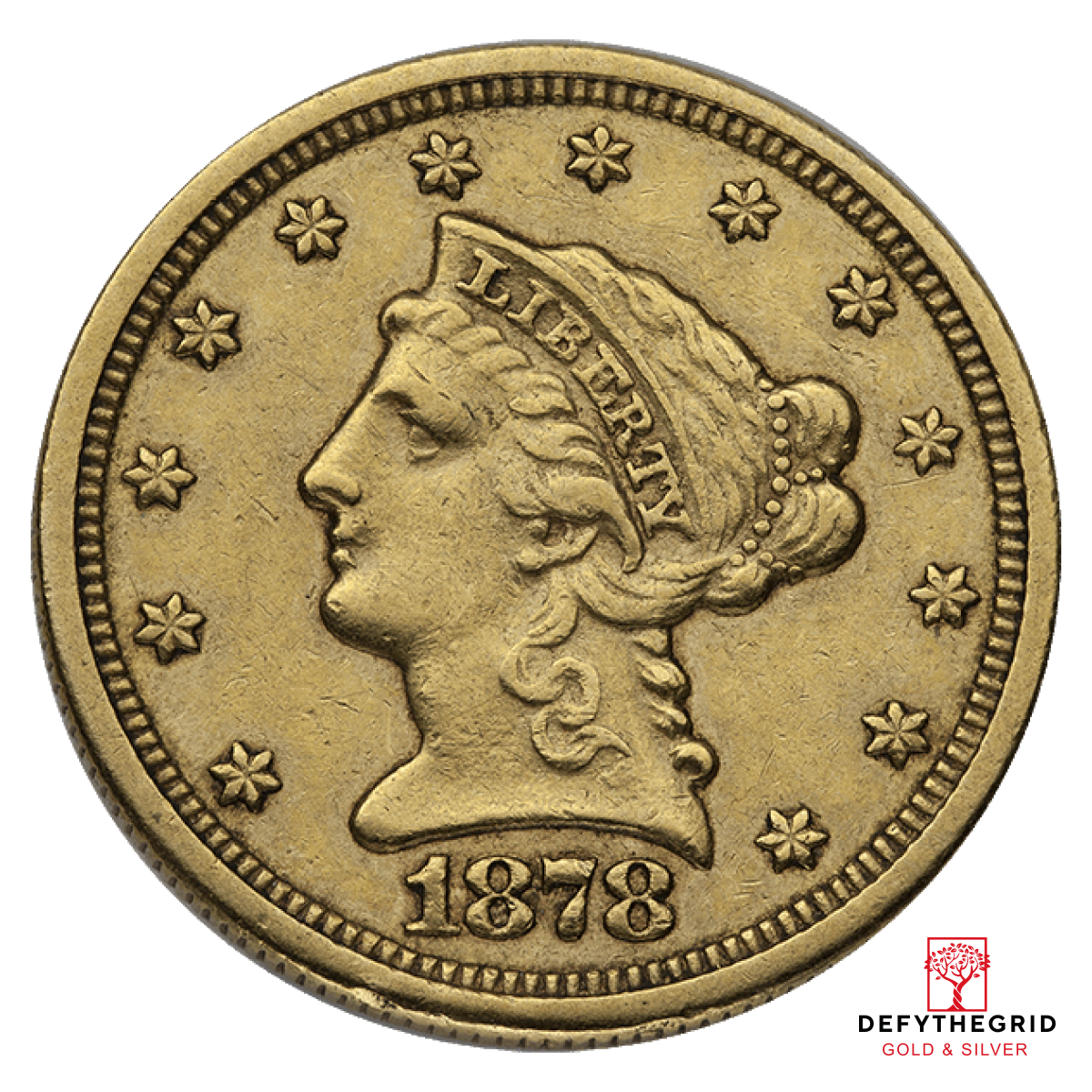 $2.5 U.S. GOLD LIBERTY XF Obverse product photo