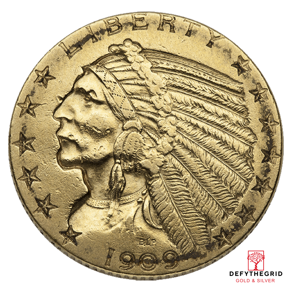 $5 U.S. GOLD INDIAN LP Obverse product photo
