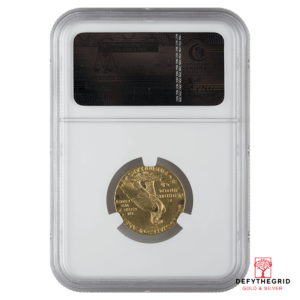 $5 U.S. GOLD INDIAN NGC62 Reverse product photo