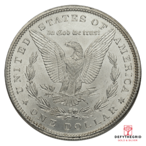 AMERICAN SILVER MORGAN DOLLAR AU Reverse product photo