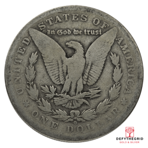 AMERICAN SILVER MORGAN DOLLAR GOOD Reverse product photo