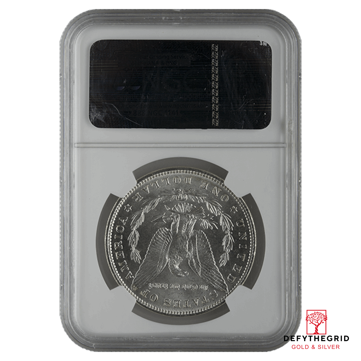 1878-1921 AMERICAN SILVER MORGAN DOLLAR NGC66 Reverse product photo