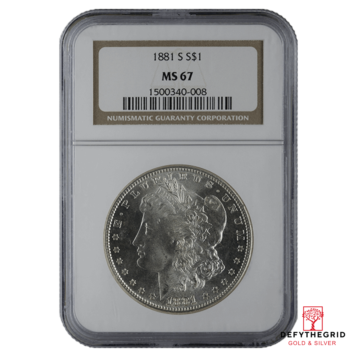 1878-1921 AMERICAN SILVER MORGAN DOLLAR NGC67 Obverse product photo