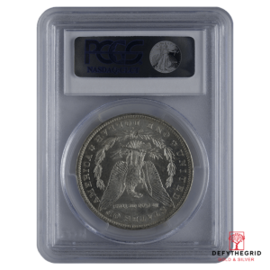 1878-1921 AMERICAN SILVER MORGAN DOLLAR PCGS62 Reverse product photo