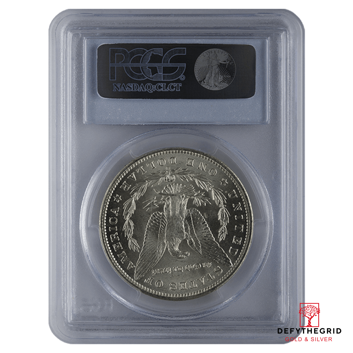 1878-1921 AMERICAN SILVER MORGAN DOLLAR PCGS63 Reverse product photo