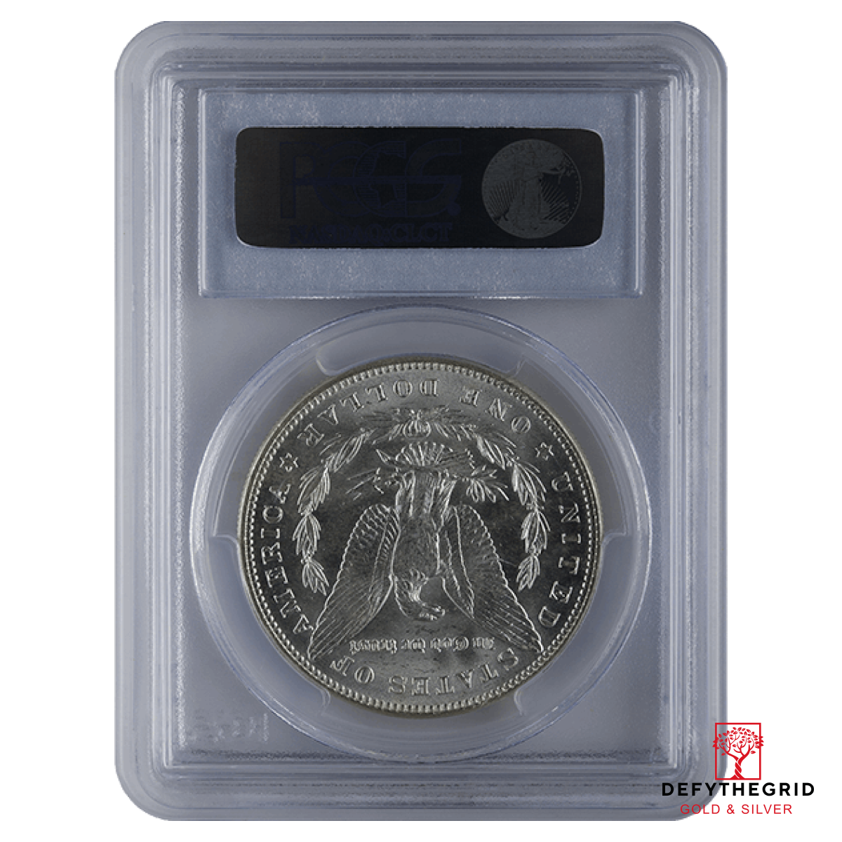 1878-1921 AMERICAN SILVER MORGAN DOLLAR PCGS64 Reverse product photo