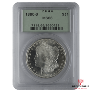 1878-1921 AMERICAN SILVER MORGAN DOLLAR PCGS66 Obverse product photo