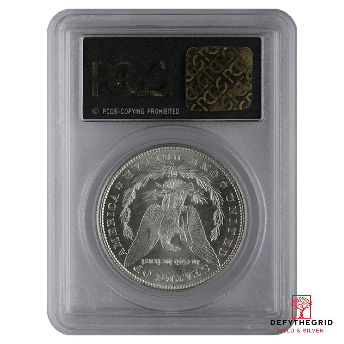 1878-1921 AMERICAN SILVER MORGAN DOLLAR PCGS66 Reverse product photo