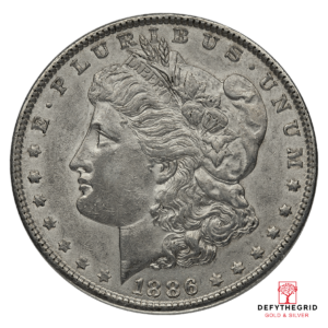 AMERICAN SILVER DOLLAR MORGAN XF Obverse product photo
