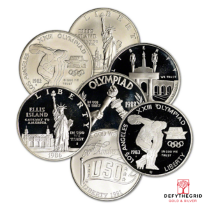 $1 SILVER DOLLAR COMMEMORATIVE IN THE CAPSULE Obverse product photo