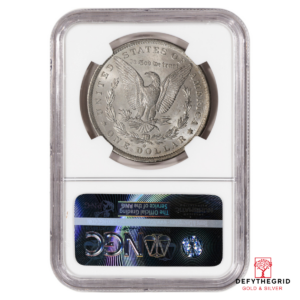 1883-O MORGAN SILVER DOLLAR NGC BU G.T. MORGAN LABEL Reverse product photo