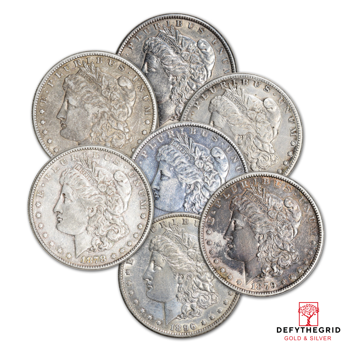 AMERICAN SILVER MORGAN $ EXTRA FINE DETAILS Obverse product photo